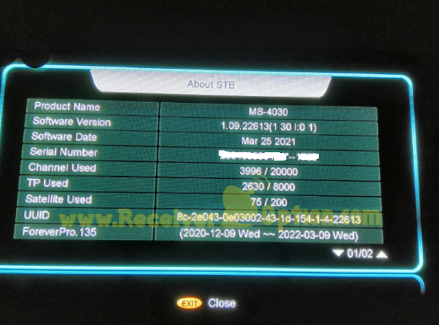 MEDIASTAR MS-4030 NEW SOFTWARE WITH BLUE & BLACK MENU 25 MARCH 2021