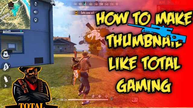 How To Make Thumbnail Like Total Gaming OP In Android 