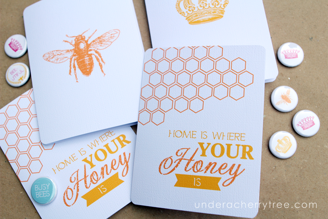 http://underacherrytree.blogspot.com/2014/10/queen-bee-notecards.html