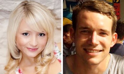 Hannah Witheridge (left), 23, and David Miller, 24,