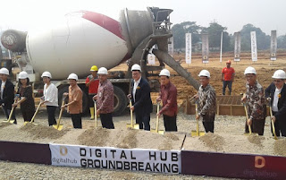 Ground Breaking Digita Hub www.rumah-hook.com