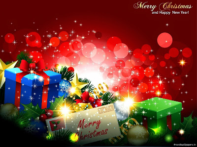 Merry Christmas & Happy New Year 2015 Wallpaper