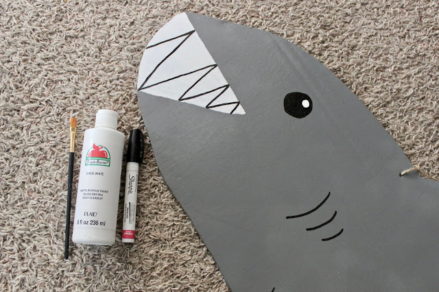 cardboard craft, cardboard costume, repurposed, costume, Halloween, shark, DIY cardboard costume, cardboard shark, painted cardboard, 