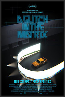 yellow car in a black room surrounded by a 180 degree view screen