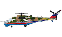 Hasegawa 1/72 Mi-24P HIND 'GOLDEN EAGLES' (02127) Color Guide & Paint Conversion Chart