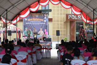 Wujud Sinergitas, Polres Toraja Utara Dan Kodim 1414/Tator Gelar Perayaan Natal Bersama