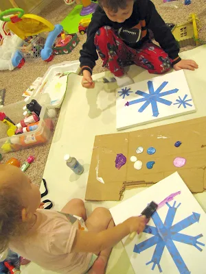 Snowflake Craft Project for Kids