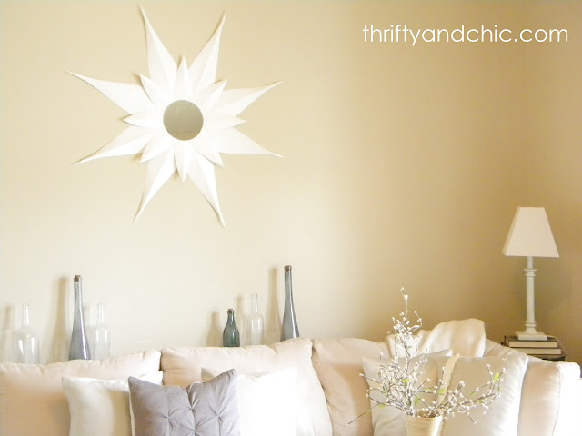 diy sunburst mirror