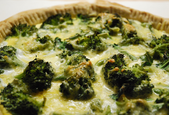 Quiche au brocoli et au fromage