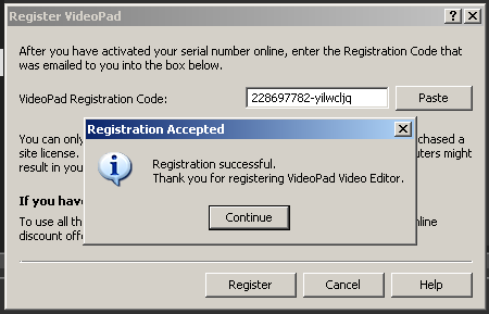 Cara Registrasi VideoPad Dengan Kode Registrasi (Serial Number) Terbaru 2018