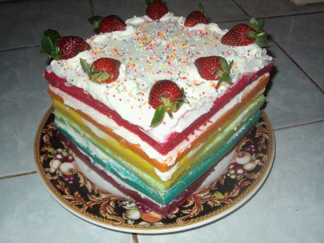 Pesan Kue  Balikpapan Pesan Kue  Pesan Kue  Rainbow Cake 