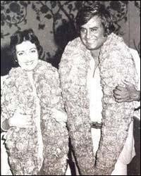 Rajinikanth and Latha Rajinikanth marriage photo