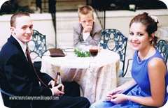 FireDaddy and I during our "courtship".