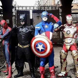 Uptown Funk superheroes