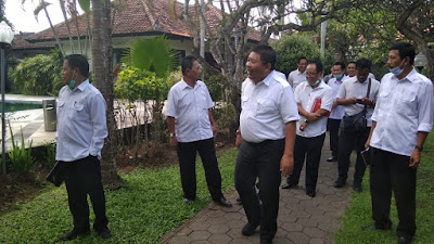 Disiapkan Sebagaii Wisma Sementara, Bupati Artha Cek Kesiapan Hotel Jimbarwana 