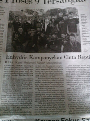 ENHYDRIS Kampanyekan Cinta Reptil