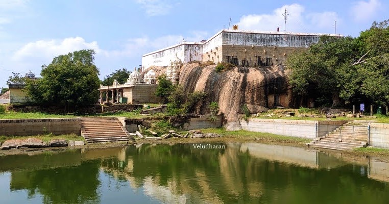 Seevaramudayar Rock Cut Cave Temple, Malayakkoyil  / Malayakovil / Malaikoilpatti, Pudukkottai District, Tamil Nadu.  