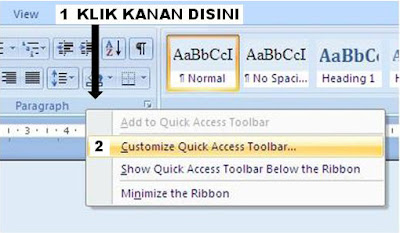 Cara Membuat Garis Kotak Putus-putus di Microsoft Word 2007