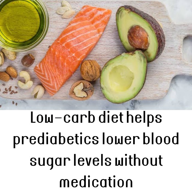 Low-carb diet helps prediabetics lower blood sugar levels without medication