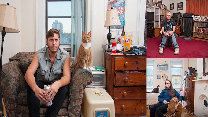 Hombres y gatos: Fotógrafo rompe el estereotipo de 'loca de los gatos' con su sesión de fotos