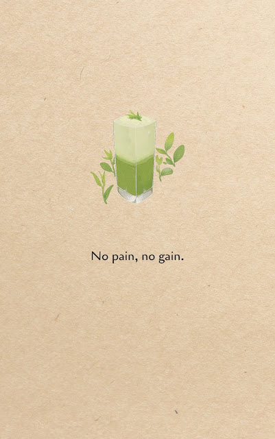 Inspirational Motivational Quotes Cards #7-14 No pain, no gain. 
