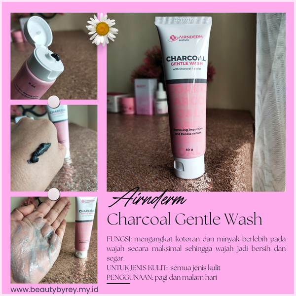 Review airnderm charcoal gentle wash