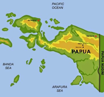 Gambar peta indonesia papua image gambar peta indonesia papua pulau