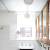 Black And White Tile Bathroom Ideas / Traditional Black And White Master Bathroom With Double ... / Have fun playing around with different finishes for the hardware: