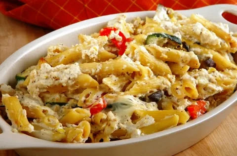 Savor the Season: Courgette and Tomato Pasta Bake