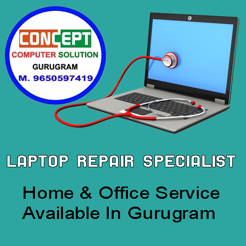 Laptop Repair Service in Gurugram I Call Now : 9650597419