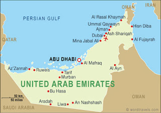 United Arab Emirates Map