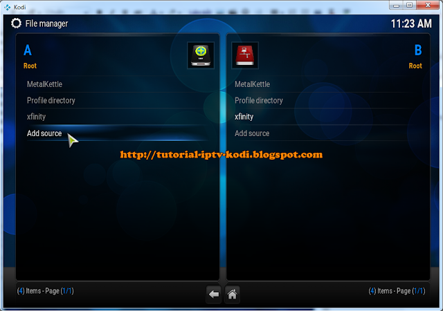 select Add source to Install Fusion Repository for Kodi