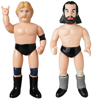 Professional Wrestling Legends Bruiser Brody & Stan Hansen Sofubi Vinyl Figures by Medicom