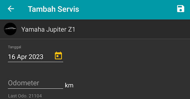 Cara Menambah Catatan atau Riwayat Servis dan Perbaikan Kendaraan di Aplikasi Simply Auto