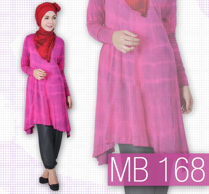  Baju Muslim Modern Tunik Umbrella Tie Dye Toko Online 
