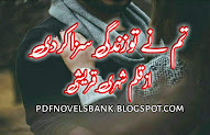 Tum Ne To Zindagi Saza Kardi by Shehri Qureshi Complete Pdf Download 