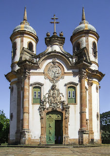 Igreja de São Francisco com obras de Aleijadinho - Ouro Preto - MG