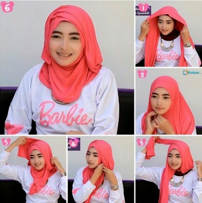 Tutorial Hijab Pashmina Untuk Kebaya Modern dan Simple