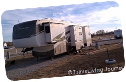 Parked at Oasis Campground