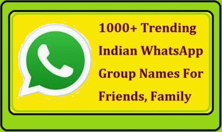friendship name for whatsapp group