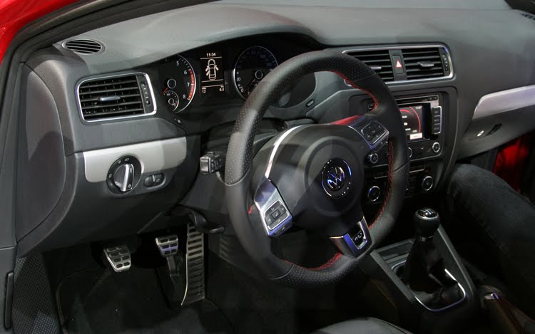 2012 Volkswagen Jetta GLI Interior view Product Manager Mark Jo said that 