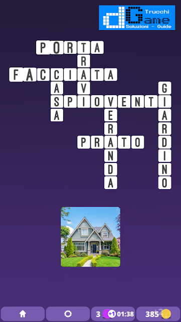 Soluzioni One Clue Crossword livello 3 schema 8  (Cruciverba illustrato)  | Parole e foto