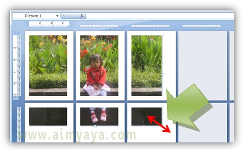  Gambar: Cara memperkecil/memperbesar ukuran foto/gambar di microsoft excel