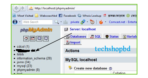 joomla database