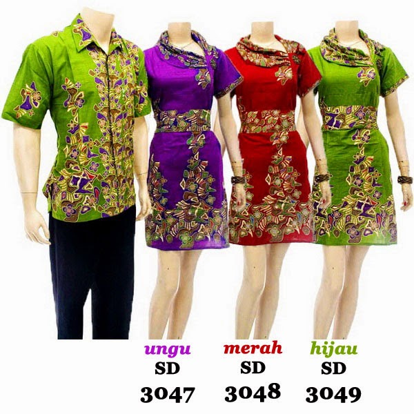 Toko Online Baju Batik Pasangan  Model Baju Batik Modern 