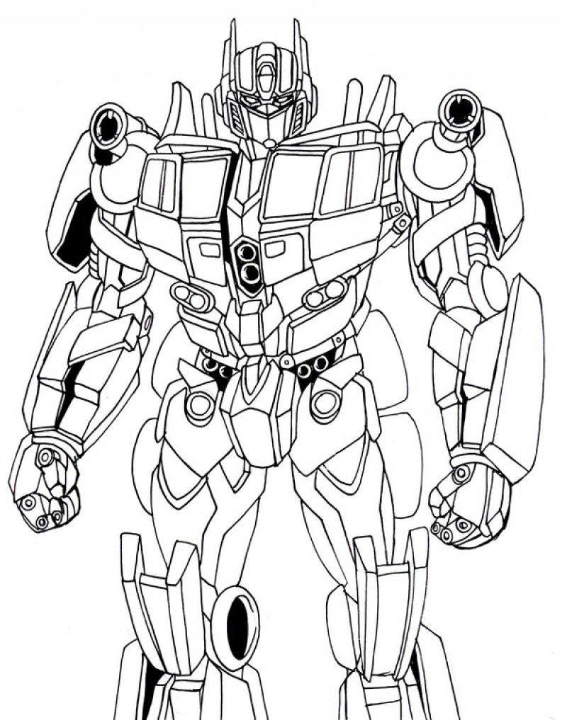 Cool Transformers Coloring Pages For