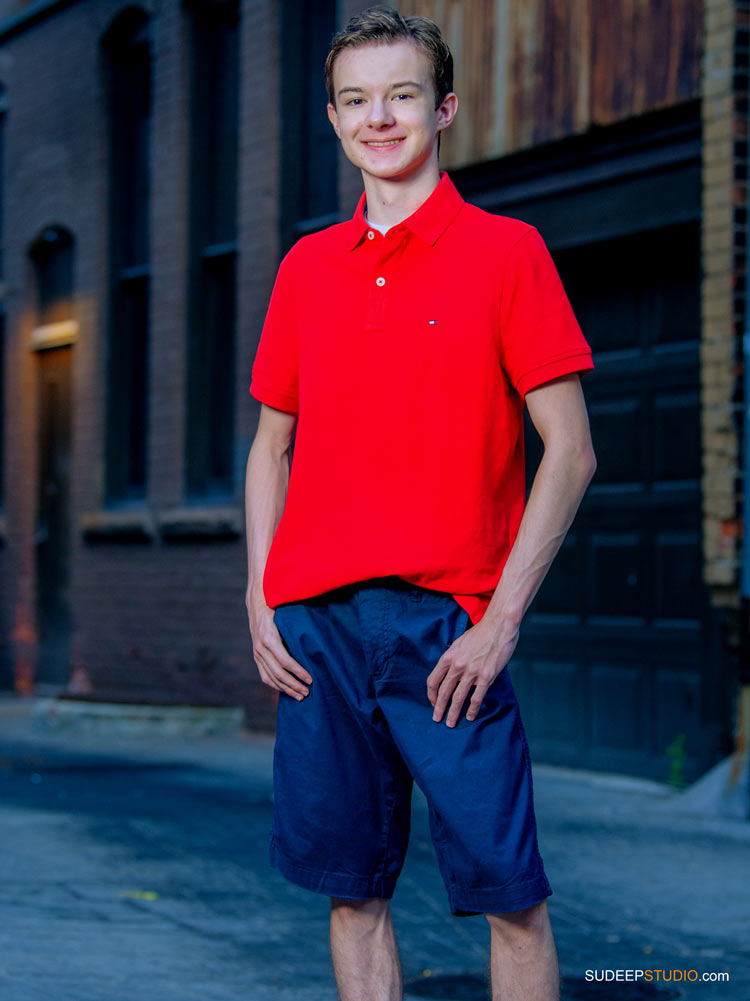 Saline Senior Pictures for Guys in Downtown by Ann Arbor Saline Senior Portrait Photographer