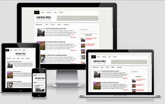 News Pro - Responsive Blogger Template