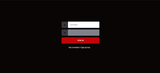 Login Page Section Html And Css Black And Red Color