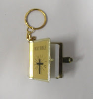 Bible on a Keychain